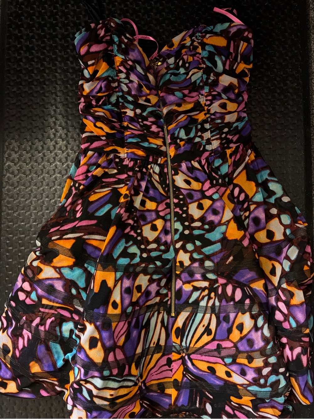 Betsey Johnson Butterfly Print Fit & Flare Dress – Size 8